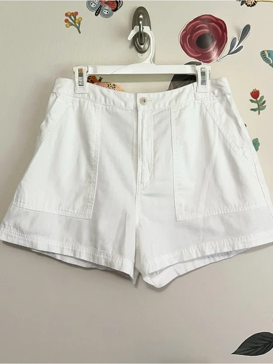Universal Thread White High-Waist Utility Shorts 10 - Picture 1 of 6